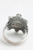 画像4: ヴィヴィアンウエストウッド 中古 / 雪ノ結晶リング 11号相当 シルバー  H-26-10-04-066-rg-OD-ZH (4)