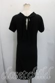 画像2: ヴィヴィアンウエストウッド 中古 / 単色オーブ刺繍カットソーワンピ 2（9号相当） 黒  H-26-10-04-009-op-OD-ZH (2)