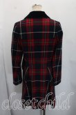 画像2: ヴィヴィアンウエストウッド 中古 / タータンチェックコート 2（9号相当） 赤  H-26-10-04-002-co-OD-ZH (2)
