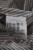 画像4: ヴィヴィアンウエストウッド 中古 / ハートビブシャツ 2（9号相当） 茶ｘ青  H-26-10-04-018-bl-OD-ZH (4)