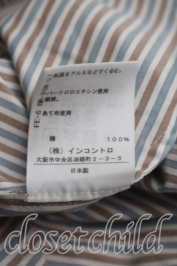 画像5: ヴィヴィアンウエストウッド 中古 / ハートビブシャツ 2（9号相当） 茶ｘ青  H-26-10-04-018-bl-OD-ZH (5)