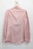 画像2: ヴィヴィアンウエストウッド 中古 / ストライプタイフロントシャツ 1（7号相当） ピンク  H-26-10-04-019-bl-OD-ZH (2)