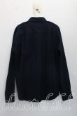 画像2: ヴィヴィアンウエストウッド MAN 中古 / オーブ刺繍小花柄シャツ 46（メンズM相当） 紺  H-26-10-11-024-bl-OD-ZH (2)
