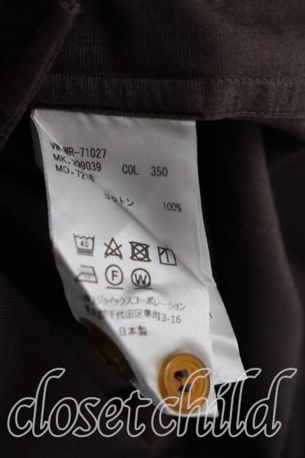 画像4: ヴィヴィアンウエストウッド MAN 中古 / オーブ刺繍シャツ 46（メンズM相当） 茶  H-26-10-11-025-bl-OD-ZH (4)