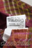 画像5: ヴィヴィアンウエストウッド MAN 中古 / スター柄シャツ I(7号相当） 紫ｘカーキ  H-26-10-11-034-bl-OD-ZH (5)