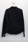 画像2: ヴィヴィアンウエストウッド 中古 / カラーオーブ刺繍シャツ I(7号相当） 黒  H-26-10-11-035-bl-OD-ZH (2)
