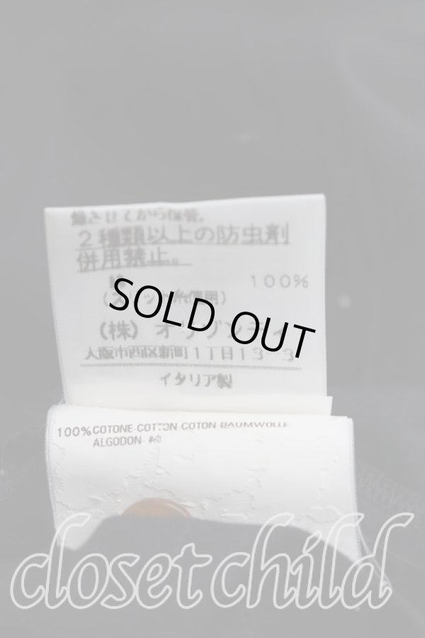 画像5: ヴィヴィアンウエストウッド 中古 / カラーオーブ刺繍シャツ I(7号相当） 黒  H-26-10-11-035-bl-OD-ZH (5)