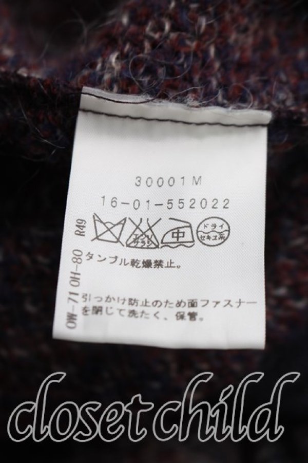 画像4: ヴィヴィアンウエストウッド 中古 / ギャザーカラーニットワンピ 2（9号相当） 紫  H-26-10-11-004-op-OD-ZH (4)