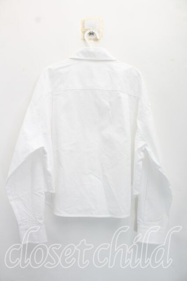 画像2: ヴィヴィアンウエストウッド 中古 / オーガニックオックスフォードクロップドシャツ 00（ワンサイズ） 白  H-26-10-11-040-bl-OD-ZH (2)