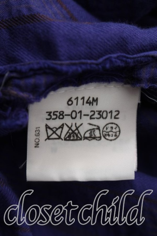 画像4: ANGLOMANIA 中古 / ストライプエイトスカート 40（9号相当） 紫  H-26-10-11-042-sk-OD-ZH (4)