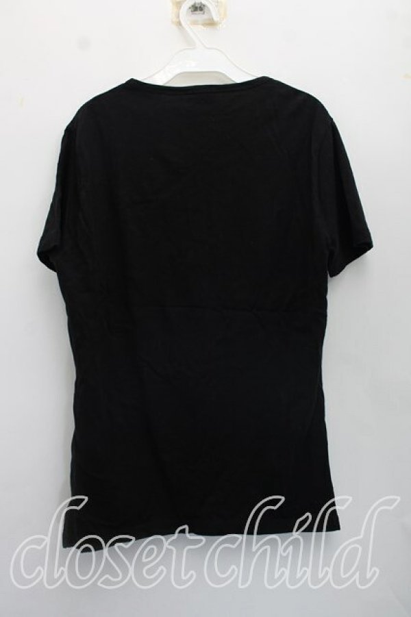 画像2: ヴィヴィアンウエストウッド MAN 中古 / スカルパッチptTシャツ 46（メンズM相当） 黒  H-26-10-11-049-ts-OD-ZH (2)