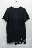 画像2: ヴィヴィアンウエストウッド MAN 中古 / クロックptTシャツ M 黒  H-26-10-11-050-ts-OD-ZH (2)