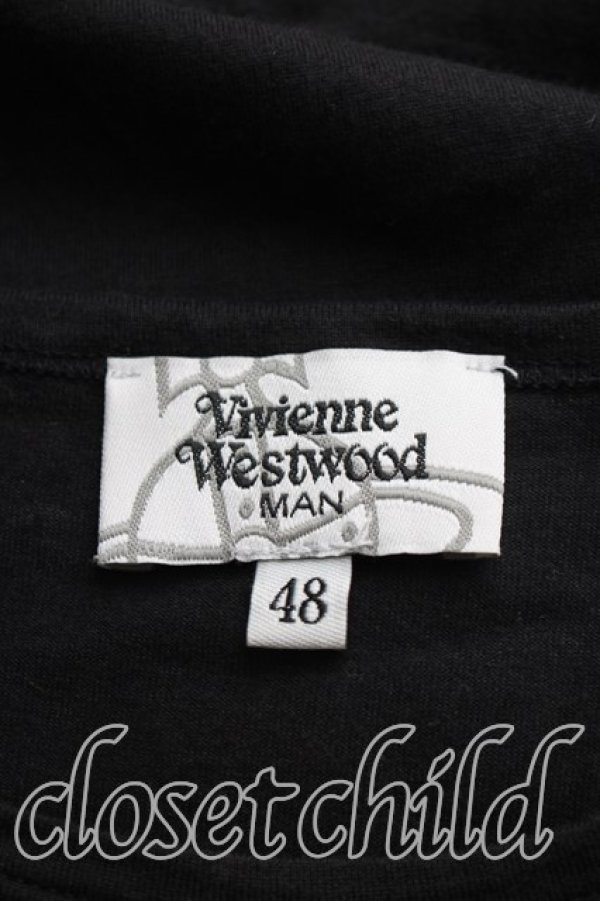 画像3: ヴィヴィアンウエストウッド MAN 中古 / クリーピーベア半袖Tシャツ 48（メンズL相当） 黒  H-26-10-11-051-ts-OD-ZH (3)
