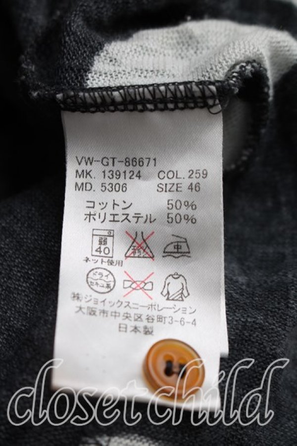 画像4: ヴィヴィアンウエストウッド MAN 中古 / スポット柄ポロシャツ 46（メンズM相当） 灰ｘ白  H-26-10-11-056-to-OD-ZH (4)