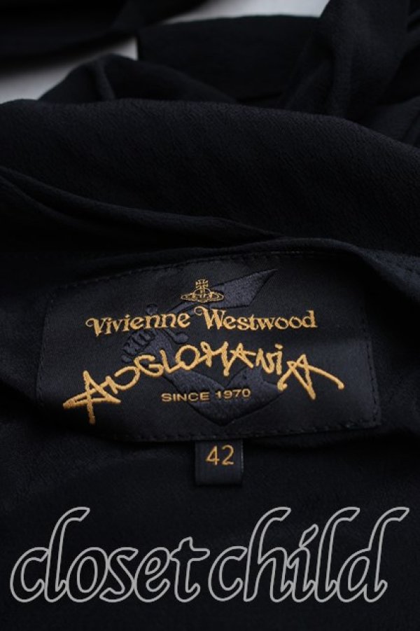 画像3: ANGLOMANIA 中古 / 変形ワンピース 42（11号相当） 黒  H-26-10-11-006-op-OD-ZH (3)