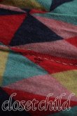 画像5: ANGLOMANIA 中古 / 幾何学模様カットソー S マルチ  H-26-10-11-063-to-OD-ZH (5)