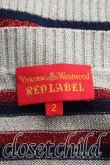 画像3: ヴィヴィアンウエストウッド 中古 / ラメボーダーキャミソール 2（9号相当） ゴールドｘ赤  H-26-10-11-065-to-OD-ZH (3)