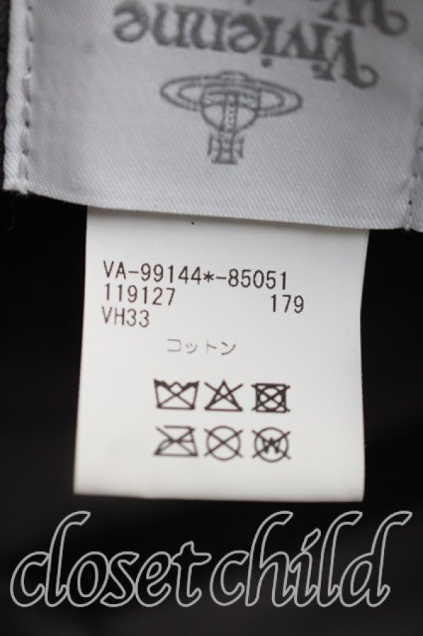画像5: ヴィヴィアンウエストウッド 中古 / ORBリピートジャガートキャップ  インディゴ  H-26-10-11-076-ha-OD-ZH (5)
