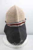 画像3: ヴィヴィアンウエストウッド 中古 / ツートンペーパーサイドアップダウンハット  ベージュｘ黒  H-26-10-11-077-ha-OD-ZH (3)