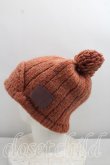 画像2: ヴィヴィアンウエストウッド 中古 / ボンボン付キニット帽  オレンジ  H-26-10-11-079-ha-OD-ZH (2)