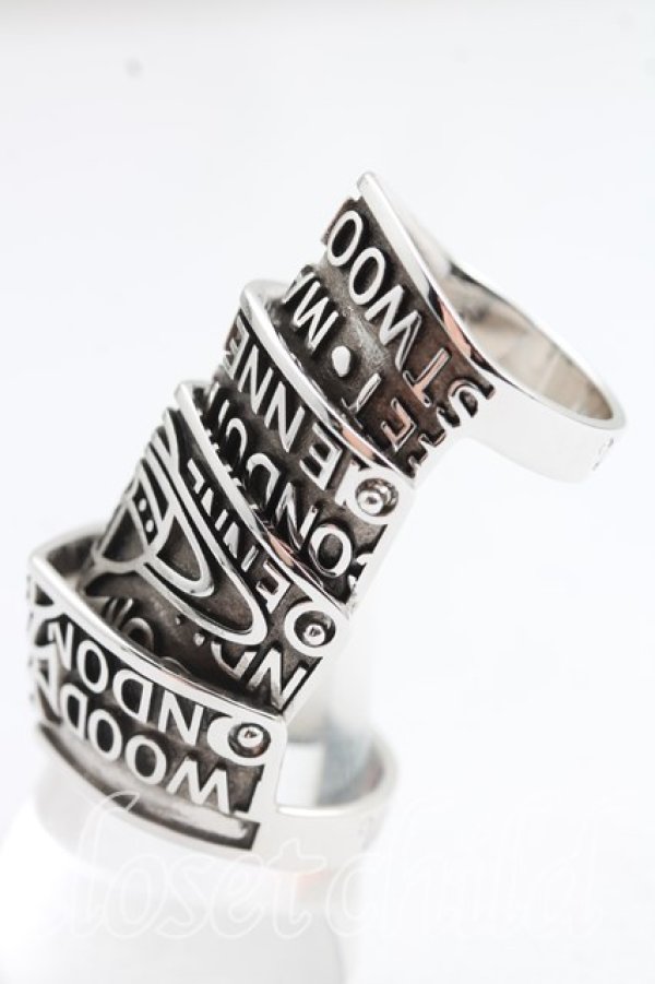 画像2: ヴィヴィアンウエストウッド 中古 / Josephus Ring XL(22号相当） シルバー  H-26-10-11-085-rg-OD-ZH (2)