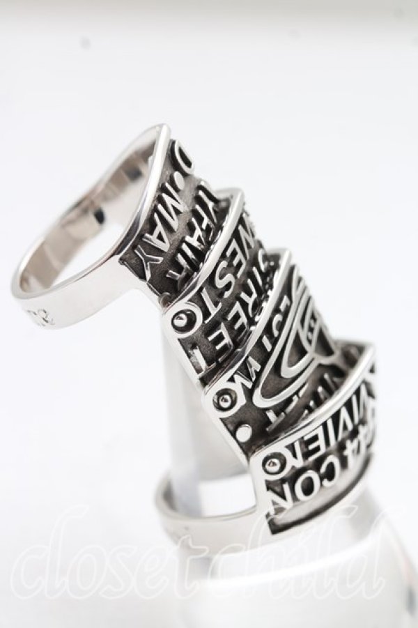 画像3: ヴィヴィアンウエストウッド 中古 / Josephus Ring XL(22号相当） シルバー  H-26-10-11-085-rg-OD-ZH (3)