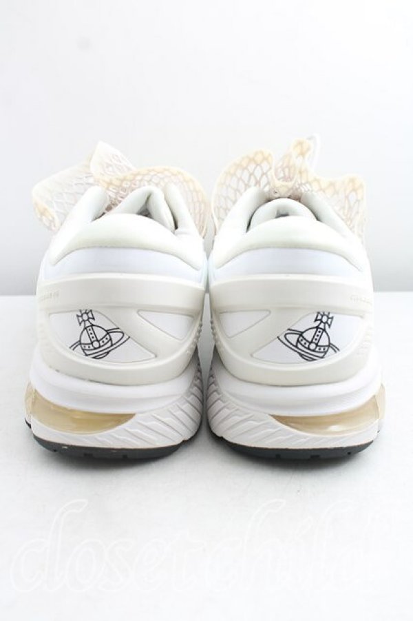 画像4: ヴィヴィアンウエストウッド 中古 / ASICS X ヴィヴィアンウエストウッド GEL－KAYANO 26 US8（26cm相当） 白  H-26-10-11-087-sh-OD-ZH (4)
