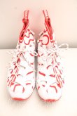 画像2: ヴィヴィアンウエストウッド 中古 / ヴィヴィアンウエストウッド × ASICS TIGER US8（26cm相当） 赤ｘ白  H-26-10-11-088-sh-OD-ZH (2)