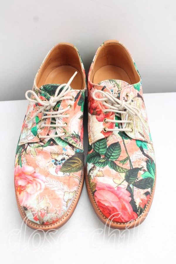 画像2: ヴィヴィアンウエストウッド 中古 / Grenson Lily Print Derbyシューズ UK7（25.5cm相当） マルチ  H-26-10-11-089-sh-OD-ZH (2)