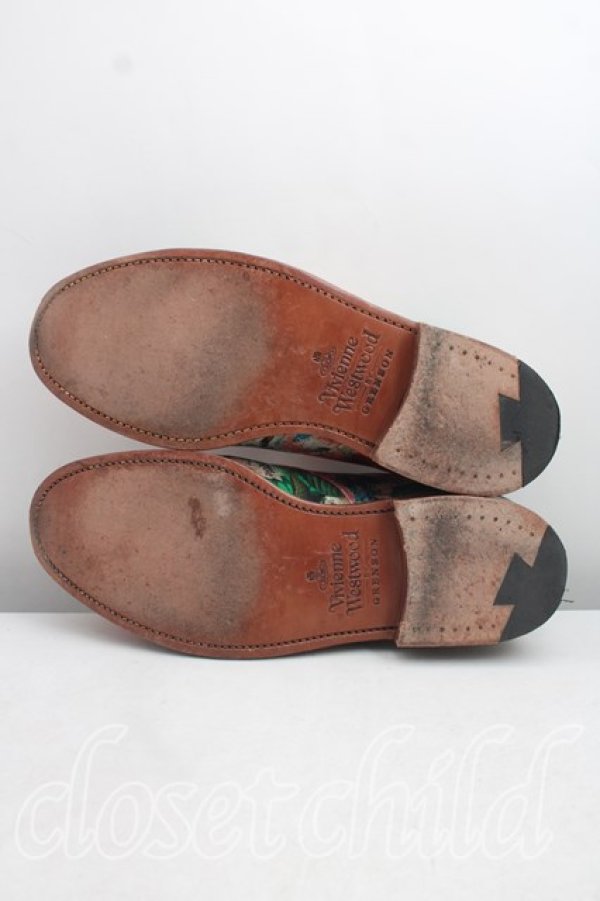 画像5: ヴィヴィアンウエストウッド 中古 / Grenson Lily Print Derbyシューズ UK7（25.5cm相当） マルチ  H-26-10-11-089-sh-OD-ZH (5)
