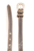 画像2: ヴィヴィアンウエストウッド 中古 / レザーナローベルト  茶  H-26-10-11-097-gd-OD-ZH (2)