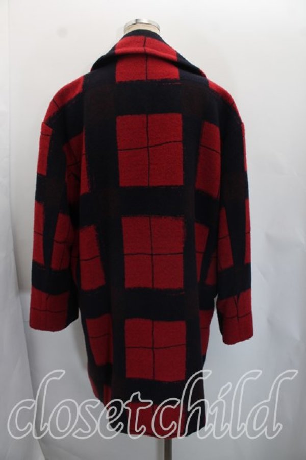 画像2: ヴィヴィアンウエストウッド 中古 / タータンチェックコート 00（ワンサイズ） 赤  H-26-10-11-010-co-OD-ZH (2)