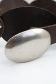 画像4: ヴィヴィアンウエストウッド 中古 / オーブ型押シレザーサッシュベルト  茶  H-26-10-11-100-gd-OD-ZH (4)