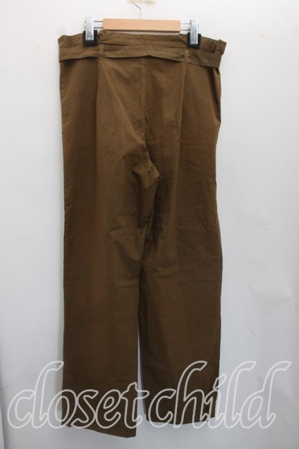 画像2: ANGLOMANIA 中古 / ワイドパンツ 40（9号相当） 茶  H-26-10-11-017-pa-OD-ZH (2)
