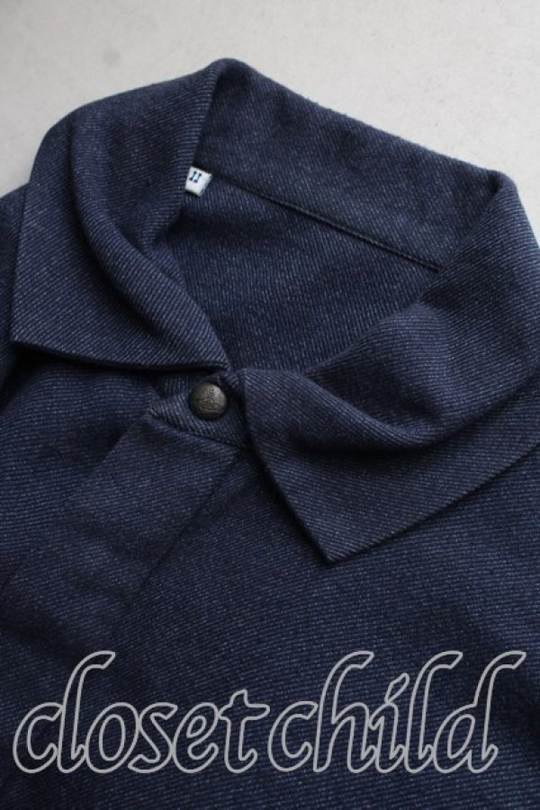 画像6: ヴィヴィアンウエストウッド MAN 中古 / カラーオーブ刺繍比翼ロングシャツ  紺  H-26-10-18-021-bl-OD-ZH (6)