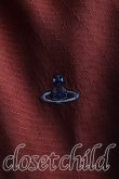 画像5: ヴィヴィアンウエストウッド MAN 中古 / オーブ刺繍タイフロントシャツ 46（メンズM相当） 茶  H-26-10-18-023-bl-OD-ZH (5)