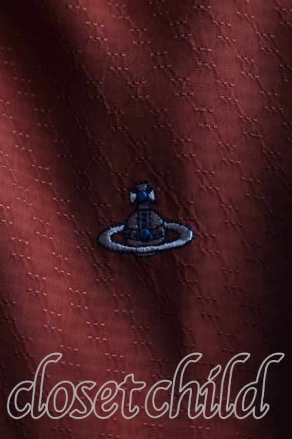 画像5: ヴィヴィアンウエストウッド MAN 中古 / オーブ刺繍タイフロントシャツ 46（メンズM相当） 茶  H-26-10-18-023-bl-OD-ZH (5)
