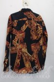 画像2: ヴィヴィアンウエストウッド MAN 中古 / フレーム クラシックシャツ 44（メンズS相当） 黒  H-26-10-18-027-bl-OD-ZH (2)