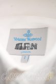 画像3: ヴィヴィアンウエストウッド MAN 中古 / カラーオーブ刺繍高襟カフスシャツ I(メンズS相当） 白  H-26-10-18-028-bl-OD-ZH (3)