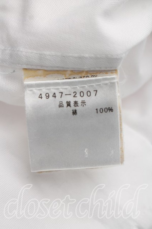 画像4: ヴィヴィアンウエストウッド MAN 中古 / カラーオーブ刺繍高襟カフスシャツ I(メンズS相当） 白  H-26-10-18-028-bl-OD-ZH (4)