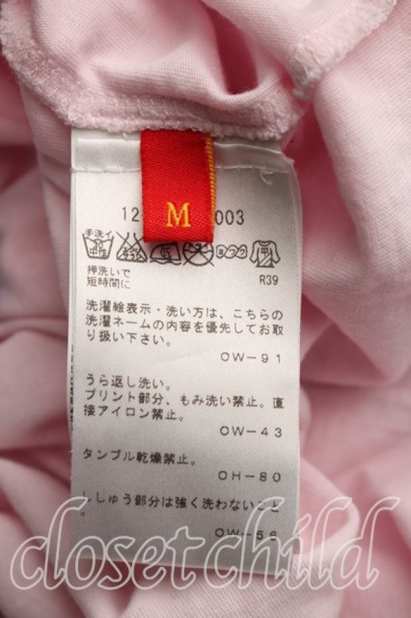 画像4: ヴィヴィアンウエストウッド 中古 / オーガニックコットンTシャツ M ピンク  H-26-10-18-046-ts-OD-ZH (4)