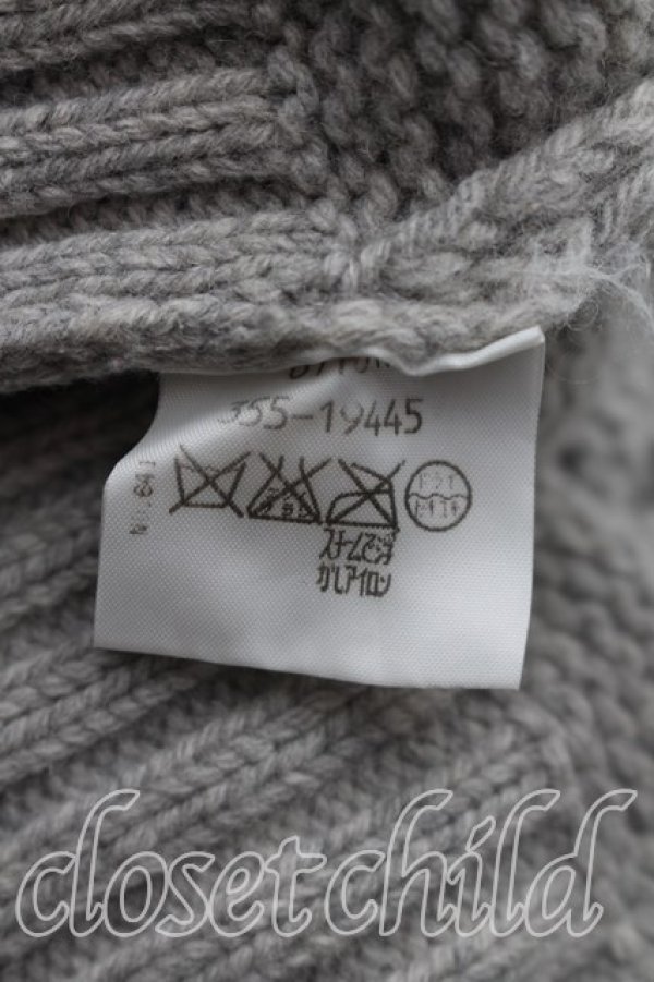 画像4: ヴィヴィアンウエストウッド MAN 中古 / カラーオーブ刺繍Vネックニット M 灰  H-26-10-18-050-to-OD-ZH (4)