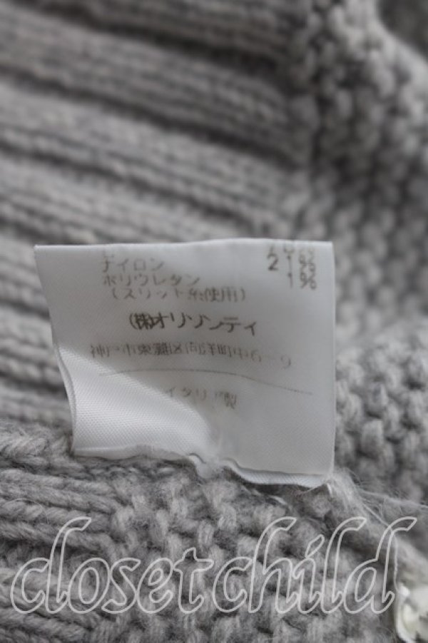 画像5: ヴィヴィアンウエストウッド MAN 中古 / カラーオーブ刺繍Vネックニット M 灰  H-26-10-18-050-to-OD-ZH (5)