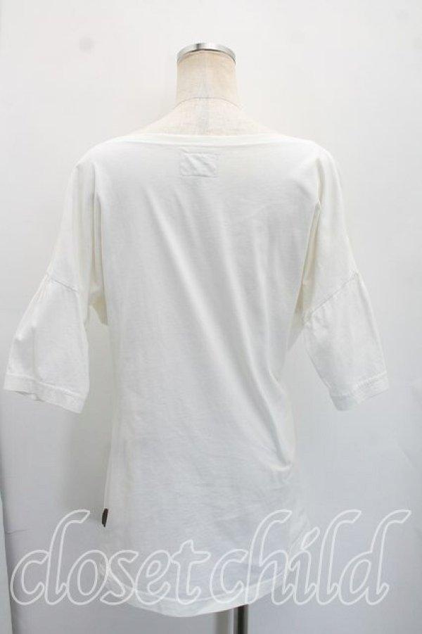 画像2: ANGLOMANIA 中古 / EXPENSIV変形カットソー S 白  H-26-10-18-056-to-OD-ZH (2)