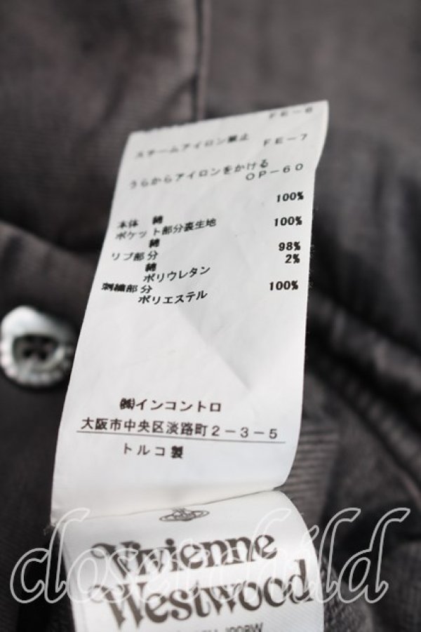 画像5: ヴィヴィアンウエストウッド 中古 / ANDROSPHINXジャケット L 灰  H-26-10-18-006-jc-OD-ZH (5)