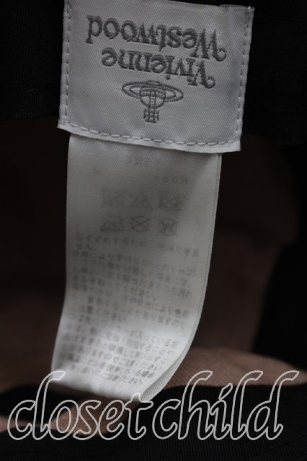 画像5: ヴィヴィアンウエストウッド 中古 / LONDONリップストップバケットハット  黒  H-26-10-18-076-ha-OD-ZH (5)