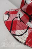 画像7: ヴィヴィアンウエストウッド 中古 / Scriblle Heart　PRINTバケットハット  赤  H-26-10-18-077-ha-OD-ZH (7)