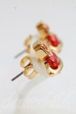 画像3: ヴィヴィアンウエストウッド 中古 / FABIANNAバスレリーフピアス  赤  H-26-10-18-079-er-OD-ZH (3)
