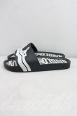 画像3: ヴィヴィアンウエストウッド×Melissa 中古 / BEACH SLIDE ADサンダル EU37（23.5cm相当） 黒  H-26-10-18-084-sh-OD-ZH (3)