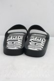 画像4: ヴィヴィアンウエストウッド×Melissa 中古 / BEACH SLIDE ADサンダル EU37（23.5cm相当） 黒  H-26-10-18-084-sh-OD-ZH (4)